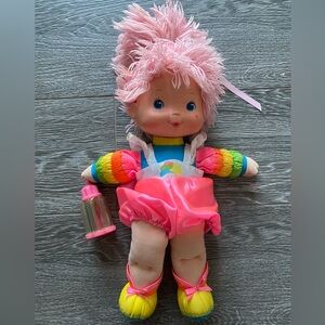 1983 Vintage Rainbow Brite Baby Brite 15” Doll with Bottle